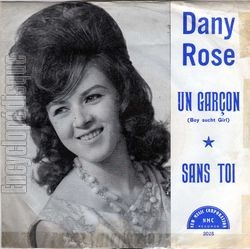 [Pochette de Un garon (Dany ROSE)]