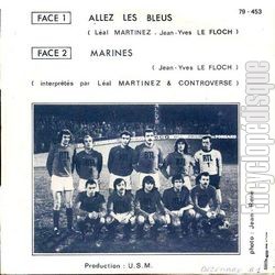 [Pochette de Allez les bleus - U.S. Montagnarde - (LEAL MARTINEZ et CONTROVERSE) - verso]