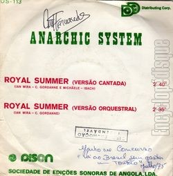 [Pochette de Royal summer (ANARCHIC SYSTEM) - verso]