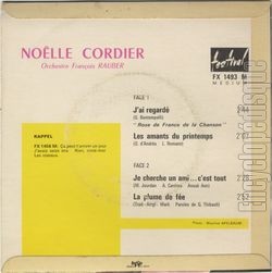 [Pochette de J’ai regard (Nolle CORDIER) - verso]