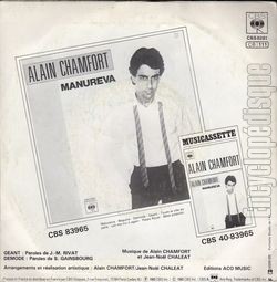 [Pochette de Gant (Alain CHAMFORT) - verso]