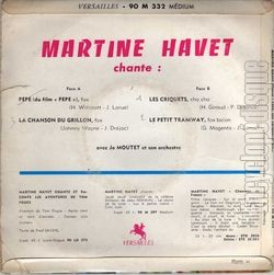 [Pochette de Pp (du film "Pp") (Martine HAVET) - verso]