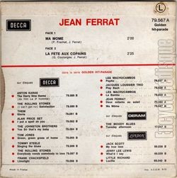 [Pochette de Ma mme (Jean FERRAT) - verso]