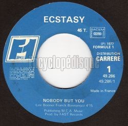 [Pochette de Nobody but you (ECSTASY)]