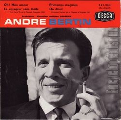 [Pochette de Oh ! Mon amour (Andr BERTIN)]