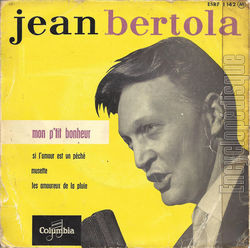 [Pochette de Mon p’tit bonheur (Jean BERTOLA)]