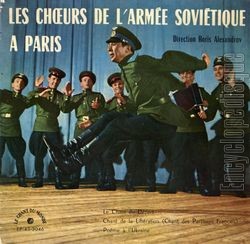 [Pochette de Les chœurs de l’arme sovitique  Paris (DOCUMENT)]