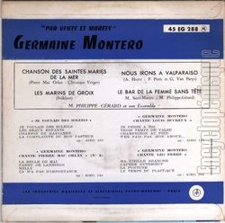 [Pochette de Par vents et mares (Germaine MONTERO) - verso]