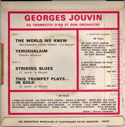 [Pochette de Striding blues (Georges JOUVIN) - verso]