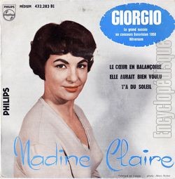 [Pochette de Giorgio (Nadine CLAIRE)]