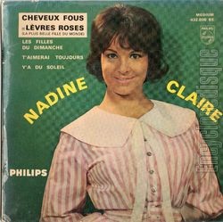 [Pochette de Cheveux fous et lvres rouges (Nadine CLAIRE)]