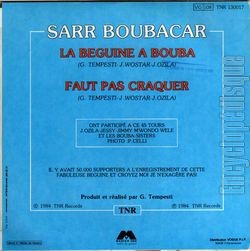 [Pochette de La biguine  Bouba (Sarr BOUBACAR) - verso]