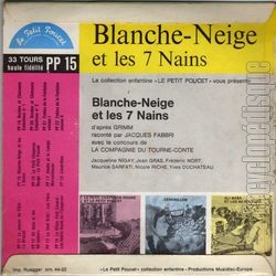 [Pochette de Blanche-Neige et les 7 nains (JEUNESSE) - verso]