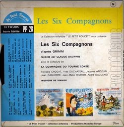 [Pochette de Les 6 compagnons (JEUNESSE) - verso]