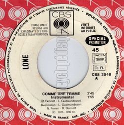 [Pochette de Comme une femme (LONE)]