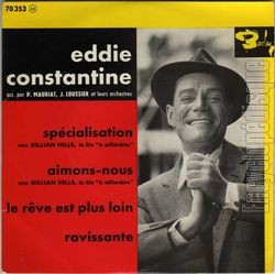 [Pochette de Spcialisation (Eddie CONSTANTINE et Gillian HILLS)]