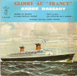 [Pochette de Gloire au "France" (Andr DASSARY)]