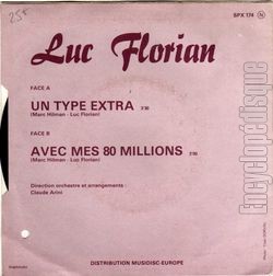 [Pochette de Un type extra (Luc FLORIAN) - verso]