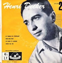 [Pochette de Le tango de l’lphant (Henri DECKER)]