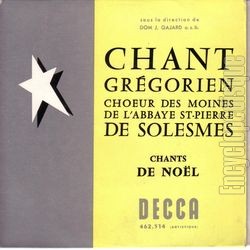 [Pochette de Chœur des moines de l’abbaye de St Pierre de Solesmes -  Chant grgorien  (RELIGION)]