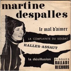 [Pochette de Le mal d’aimer (Martine DESPALLES)]