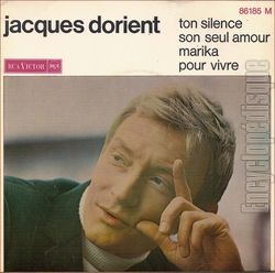 [Pochette de Ton silence (Jacques DORIENT)]