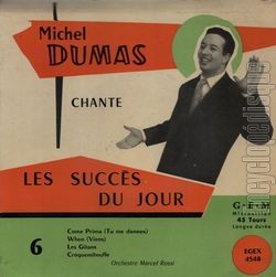 [Pochette de Chante les succs du jour - N6 (Michel DUMAS)]