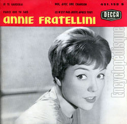 [Pochette de Je te garderai (Annie FRATELLINI)]