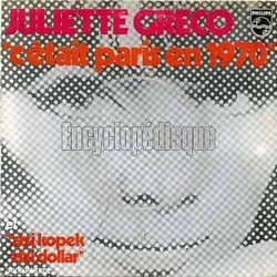 [Pochette de C’tait Paris en 1970 (Juliette GRCO)]