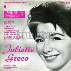 [Pochette de Java partout (Juliette GRCO)]