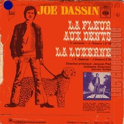 [Pochette de La fleur aux dents (Joe DASSIN) - verso]