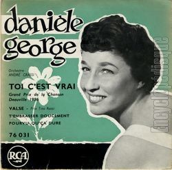 [Pochette de Toi, c’est vrai (Danile GEORGE)]