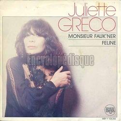 [Pochette de Monsieur Fauk’ner (Juliette GRCO)]