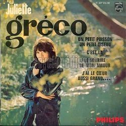 [Pochette de Un petit poisson, un petit oiseau (Juliette GRCO)]