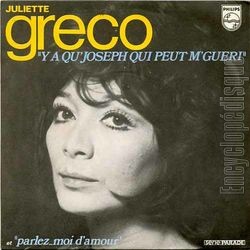 [Pochette de Y’a qu’Joseph qui peut m’guri (Juliette GRCO)]