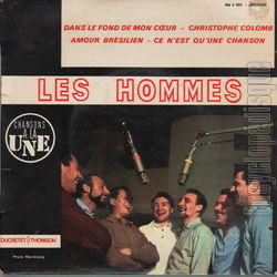 [Pochette de Dans le fond de mon cœur (Les HOMMES)]