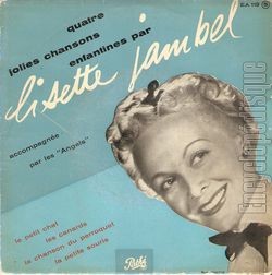 [Pochette de Quatre jolies chansons enfantines (Lisette JAMBEL)]