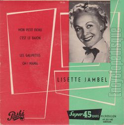 [Pochette de Mon petit fichu (Lisette JAMBEL)]