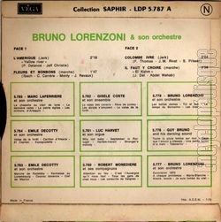 [Pochette de L’Amrique (Bruno LORENZONI) - verso]