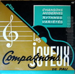 [Pochette de Chansons modernes rythmes varits (Les JOYEUX COMPAGNONS DE PAU)]