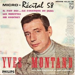 [Pochette de Micro-rcital 58 n5 - Il fait des… (Yves MONTAND)]