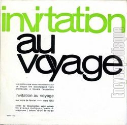 [Pochette de Invitation au voyage (COMPILATION) - verso]