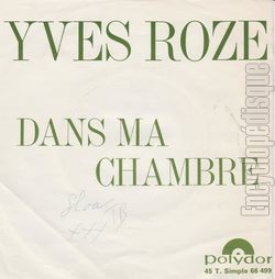 [Pochette de Dans ma chambre (Yves ROZE)]