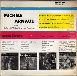 [Pochette de Timolon le jardinier (Michle ARNAUD) - verso]