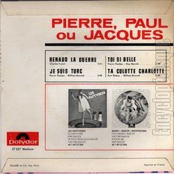 [Pochette de Renaud la guerre (PIERRE, PAUL OU JACQUES) - verso]