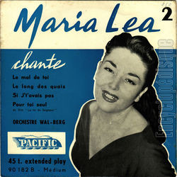 [Pochette de Le mal de toi (Maria LA)]