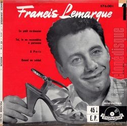 [Pochette de Le petit cordonnier (Francis LEMARQUE)]