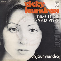 [Pochette de J’aime la vie, je veux vivre (Vicky LEANDROS) - verso]