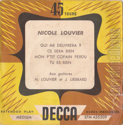 [Pochette de Qui me dlivrera ? (Nicole LOUVIER)]