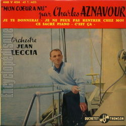 [Pochette de Mon cœur  nu (Charles AZNAVOUR)]